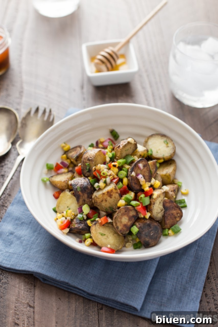 Smoky Sweet Chipotle Potato Salad 2 Grilled Potato Salad with Honey Chipotle Vinaigrette