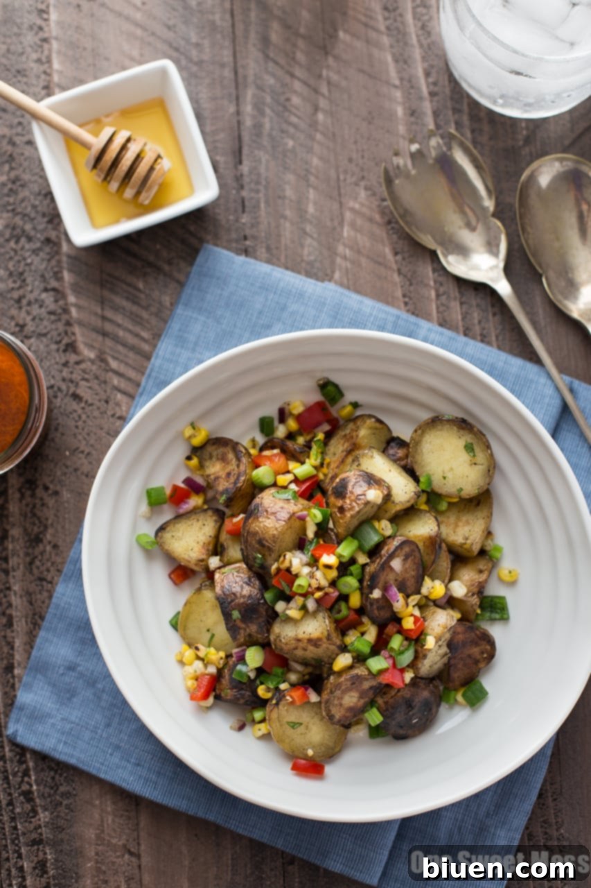 Smoky Sweet Chipotle Potato Salad 4 Grilled Potato Salad with Honey Chipotle Vinaigrette