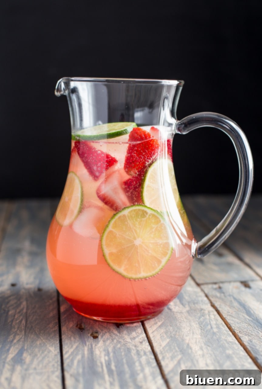 Strawberry-Lime Sangria