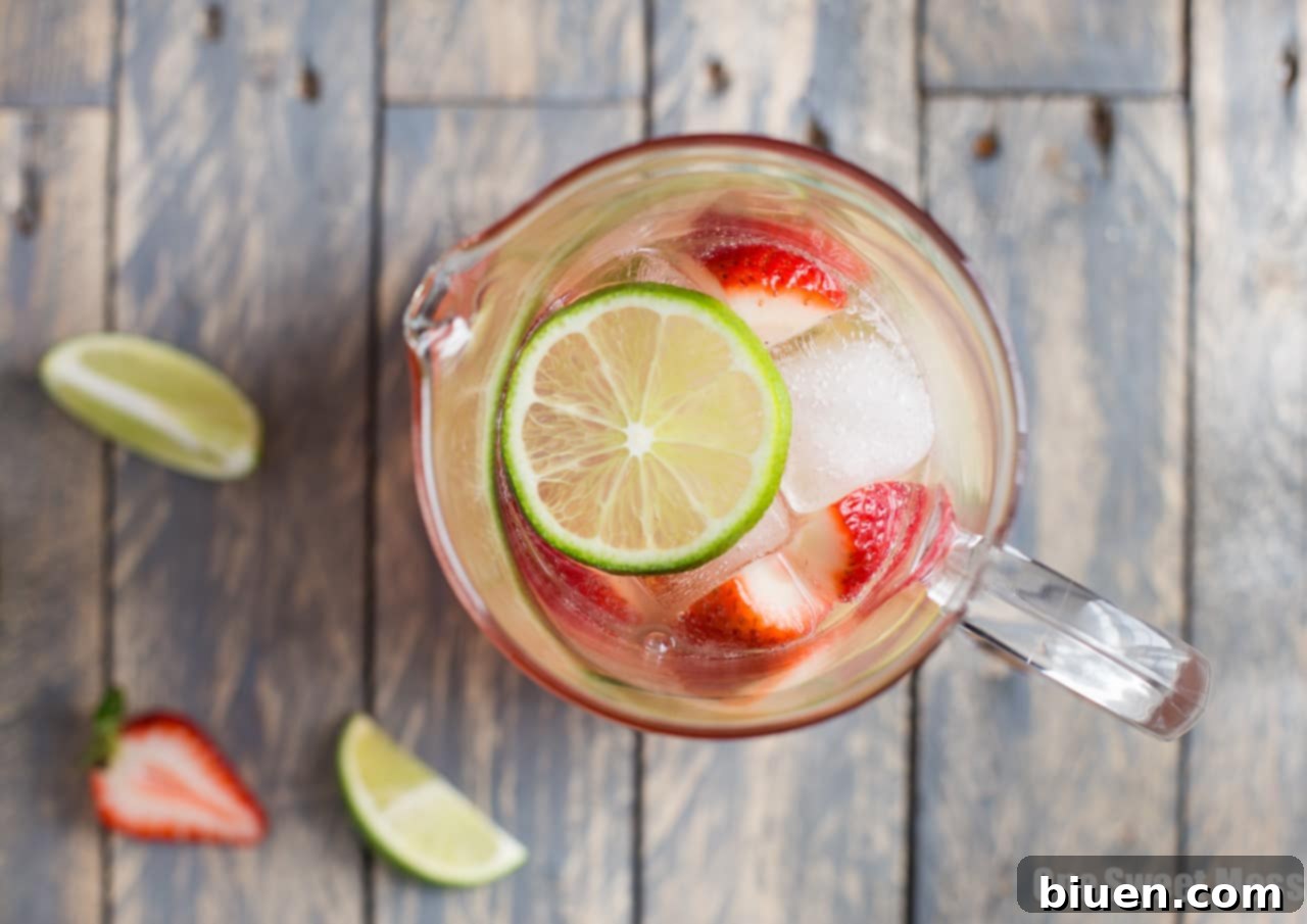Strawberry-Lime Sangria