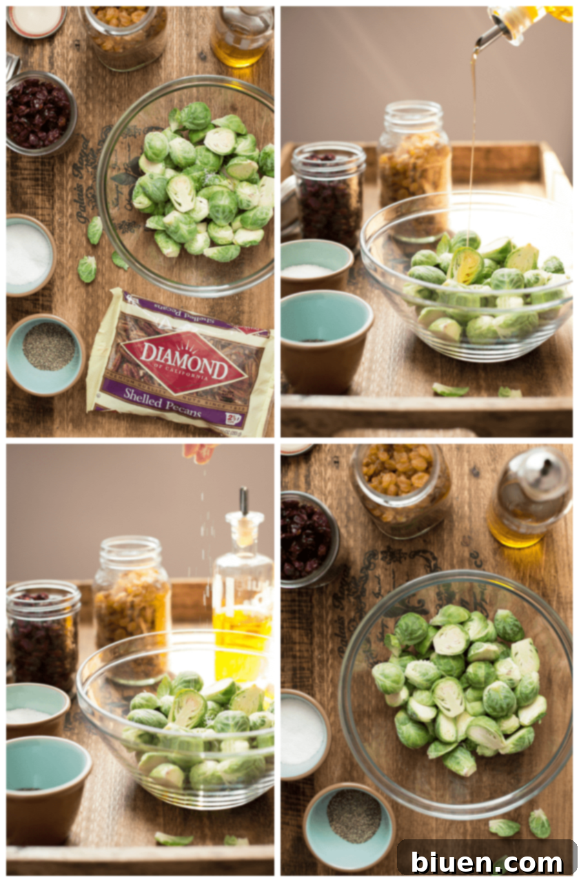Apple Cider Glazed Crispy Brussels Sprouts