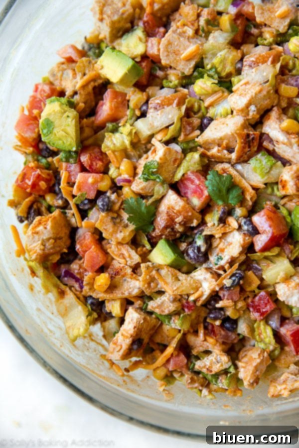 Southwestern Chopped Chicken Salad