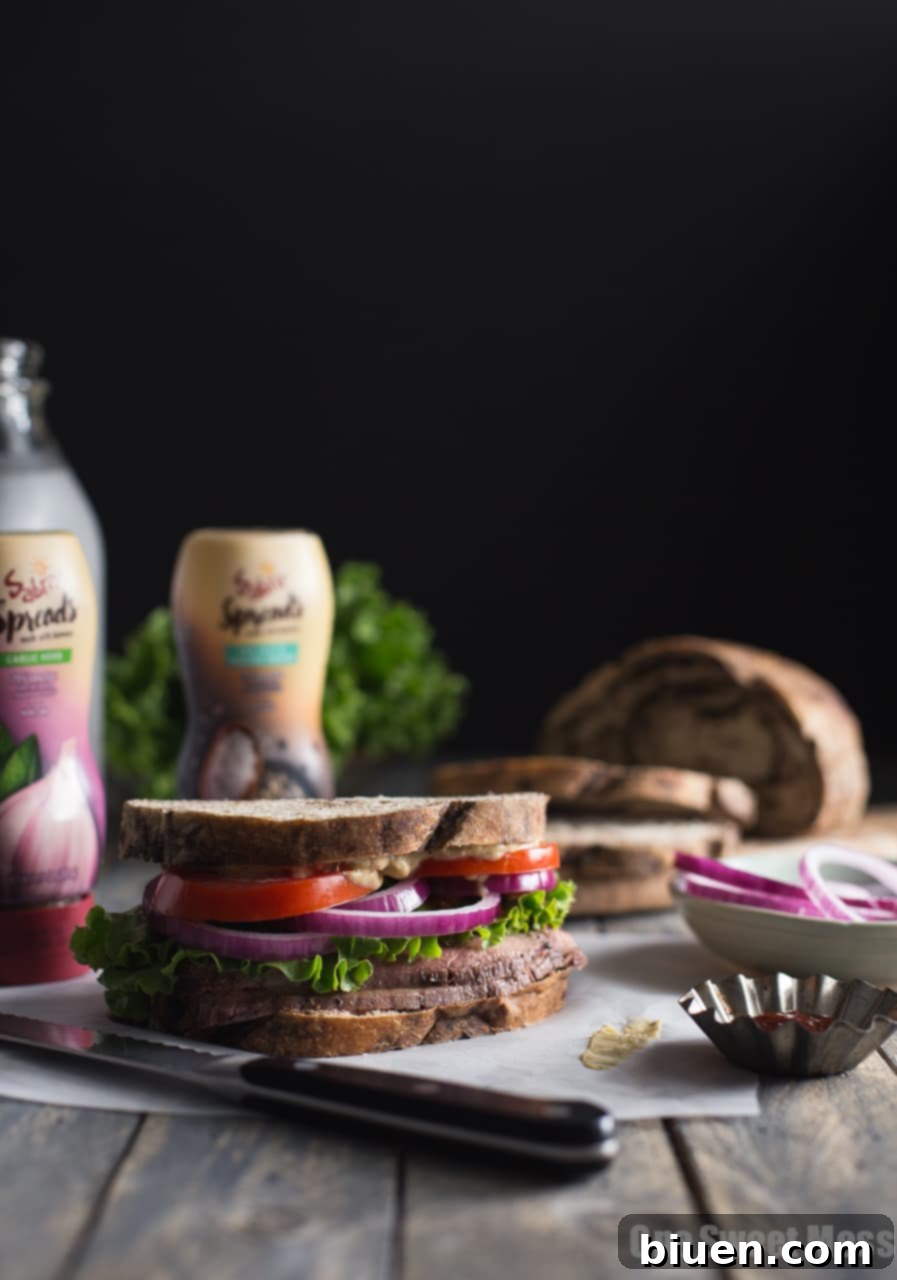 Delicious BBQ Steakhouse Sandwich for Friday