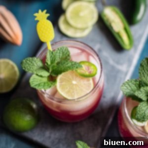Jalapeño-Kissed Cranberry Pineapple Delight 6 Cranberry Pineapple Jalapeno Margaritas