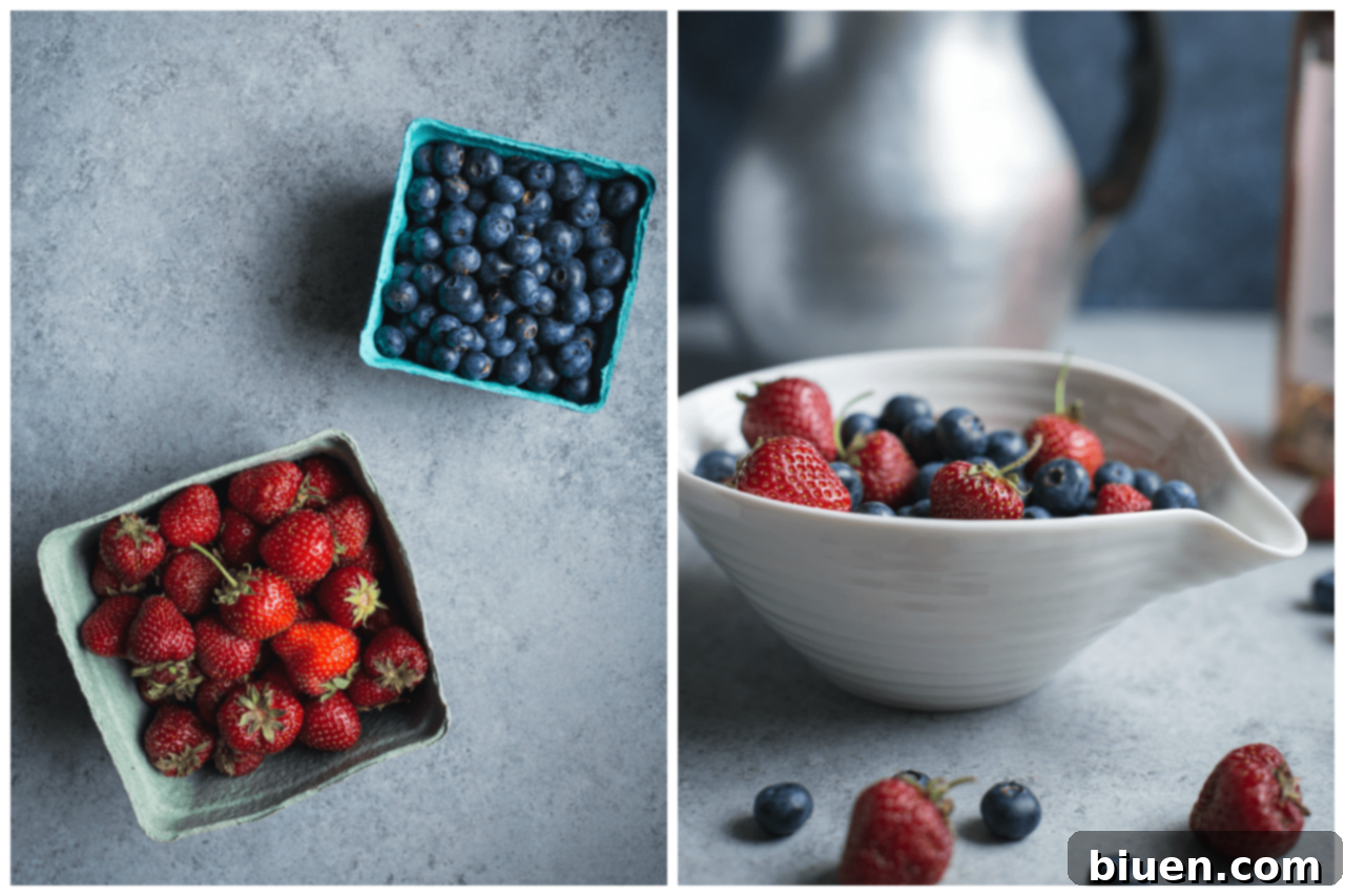 No-Bake Lemon Cheesecake with Rosé Glazed Berries