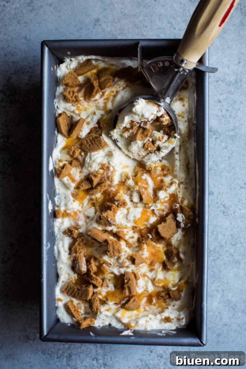 Summer Peach Cobbler No-Churn Ice Cream 16 No-Churn Peach Cobbler Ice Cream