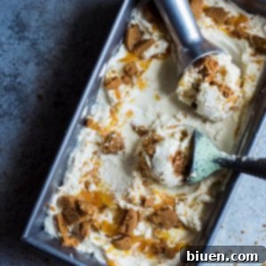 Summer Peach Cobbler No-Churn Ice Cream 7 No-Churn Peach Cobbler Ice Cream