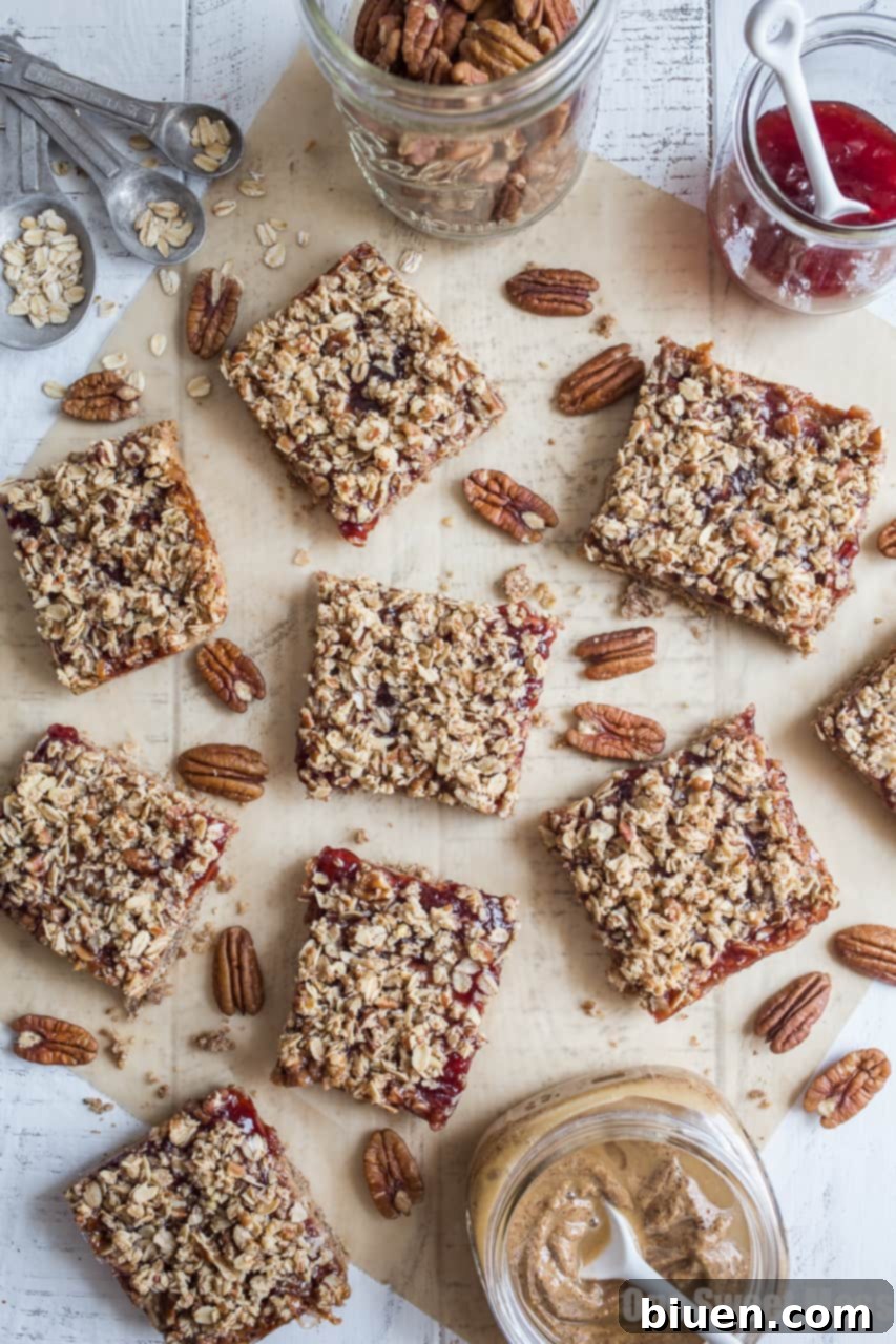 Strawberry Almond Butter Crumb Bars {Gluten-free, Vegan, Naturally Sweetened}
