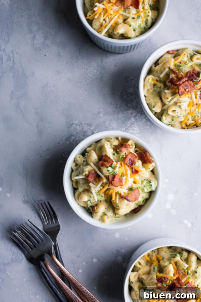 Bacon Broccoli Mac and Cheese - This budget friendly meal will happily feed a family of four for $10
