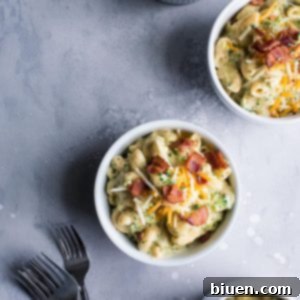 Ultimate Bacon Broccoli Mac and Cheese 6 Bacon Broccoli Mac and Cheese - This budget friendly meal will happily feed a family of four for $10