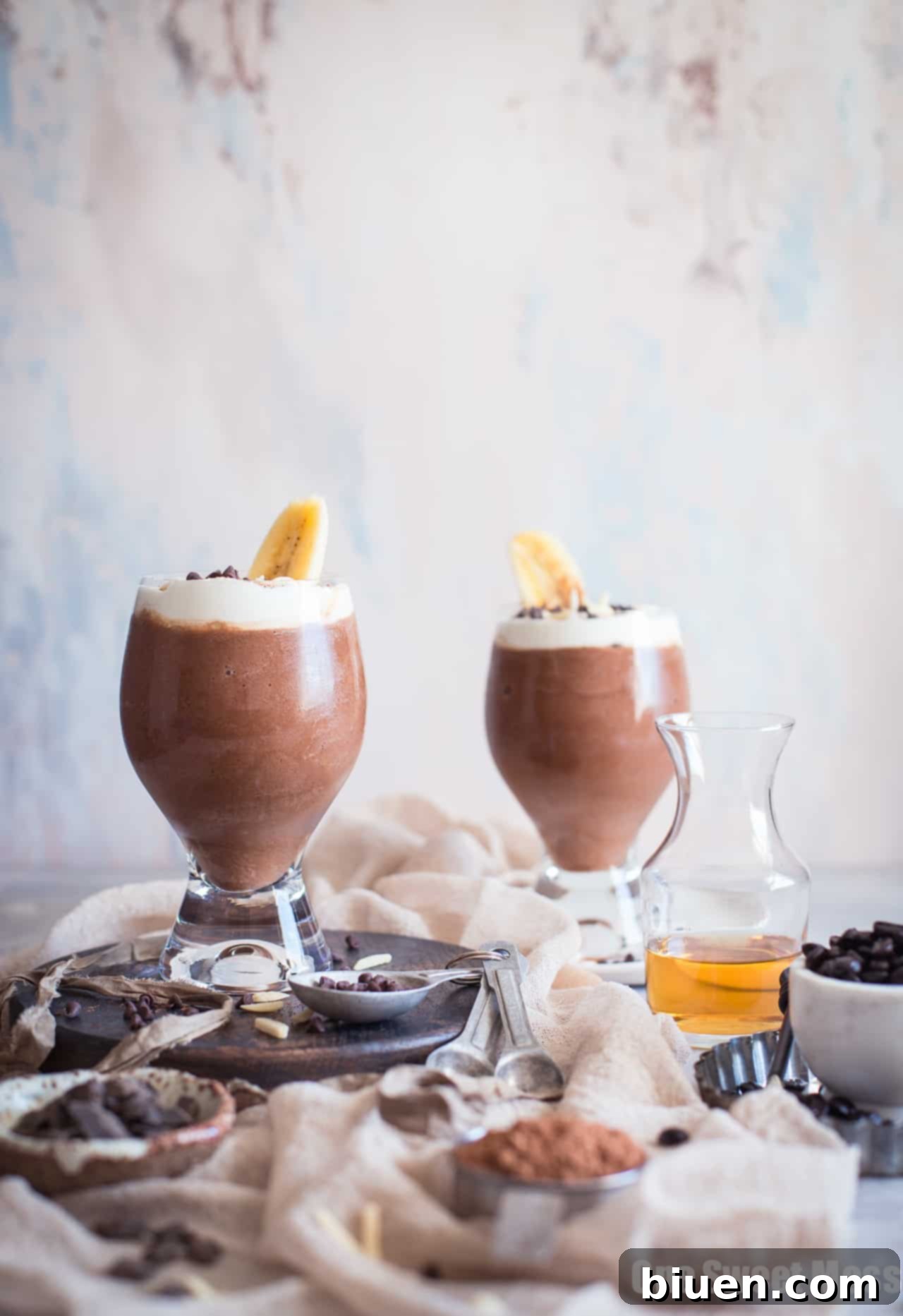 Dirty Banana Cocktail: This frozen cocktail is a creamy blend of chocolate, bananas, and espresso.