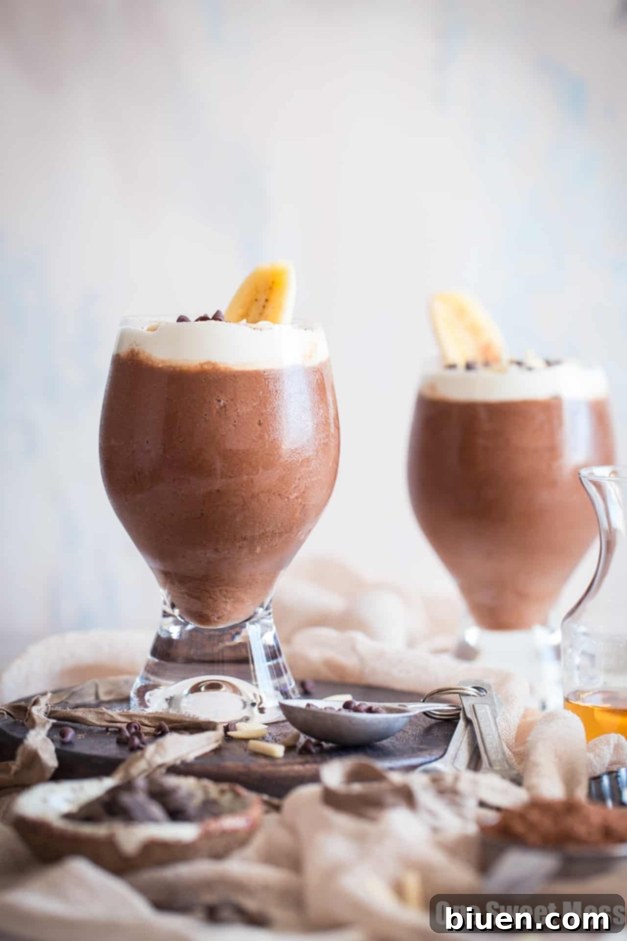 Dirty Banana Cocktail: This frozen cocktail is a creamy blend of chocolate, bananas, and espresso.