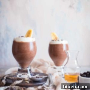 Mocha Banana Dream 9 Dirty Banana Cocktail: This frozen cocktail is a creamy blend of chocolate, bananas, and espresso.