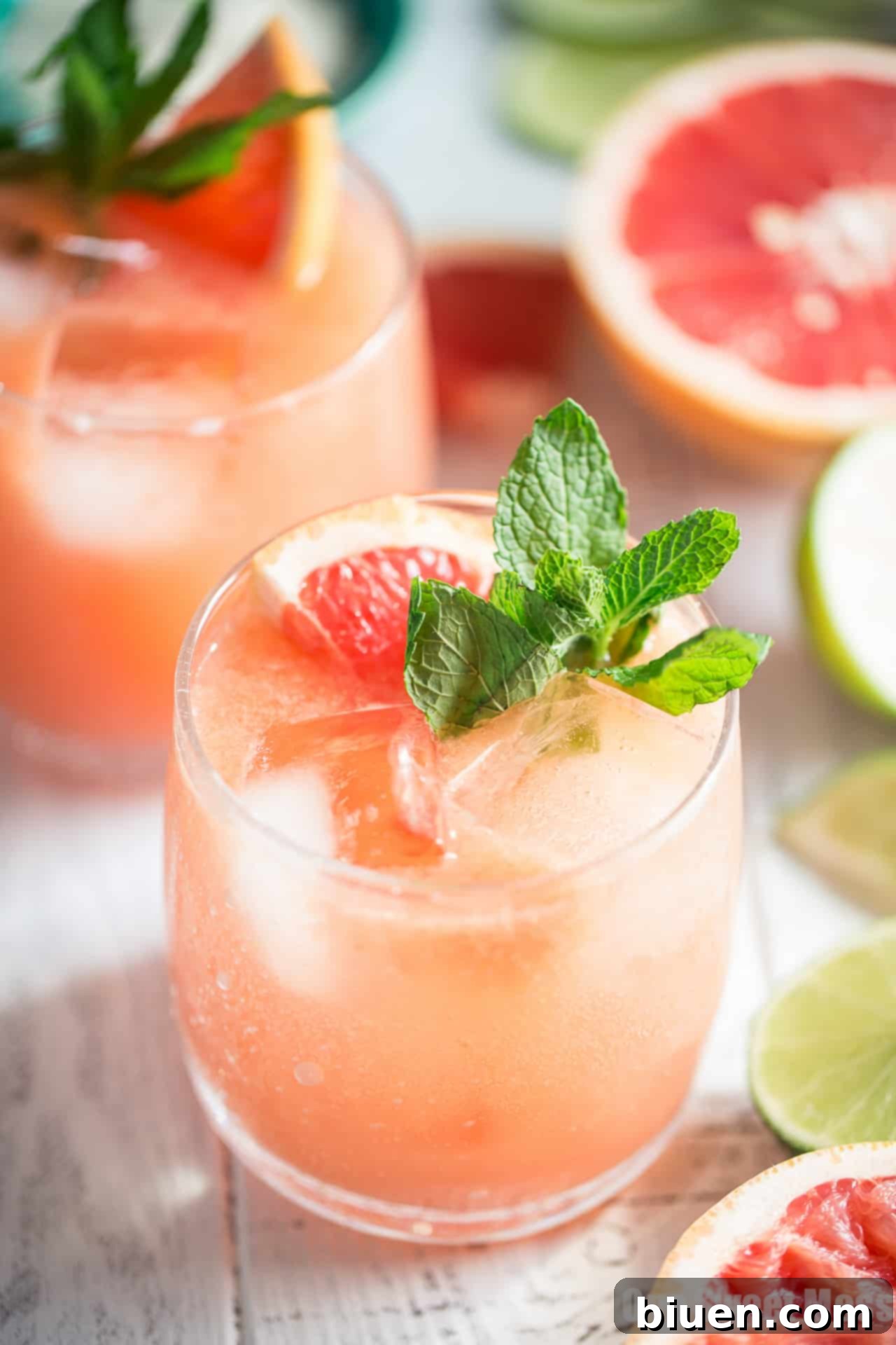 Paloma Cocktail: This citrus infused, tequila-spiked cocktail is deliciously satisfying. 