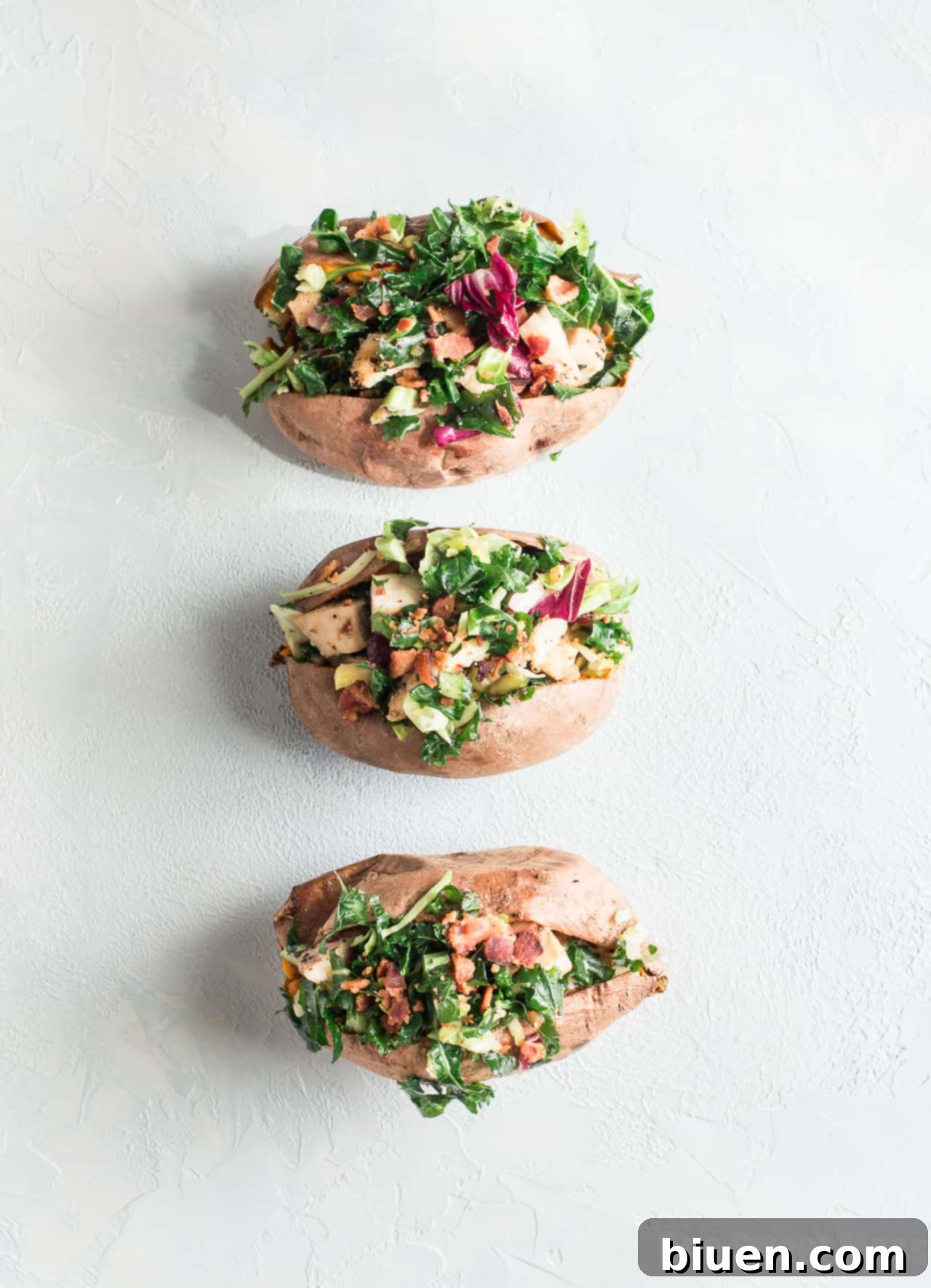 Ingredients for the sweet kale salad kit with poppy seed dressing