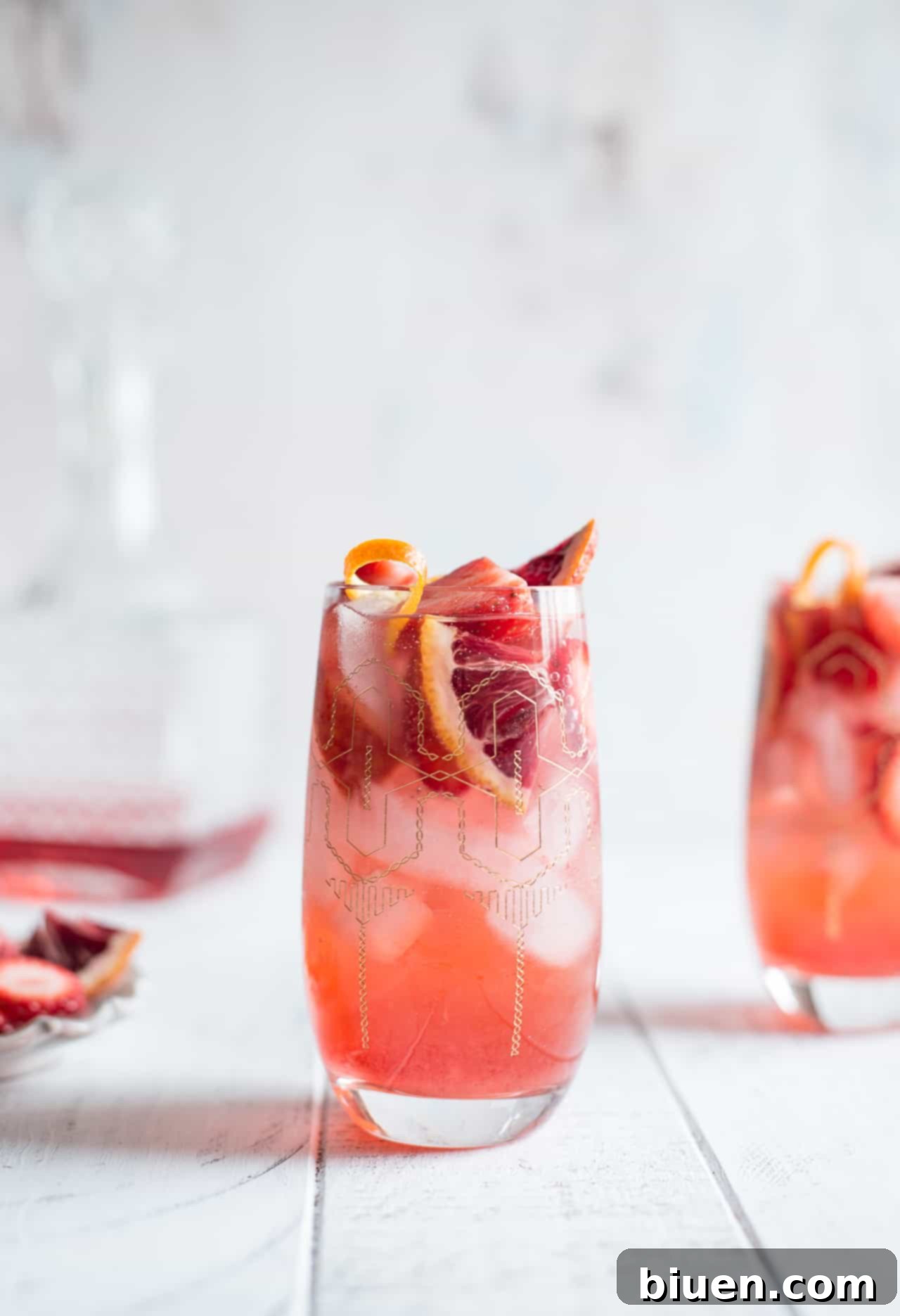 Strawberry Campari Gin Spritz