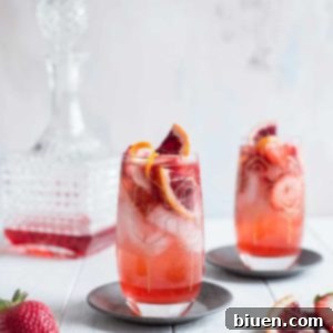 Vibrant Strawberry Campari Gin Spritz 6 Strawberry Campari Gin Spritz