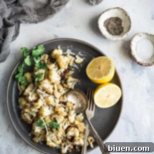 Zesty Parmesan Cauliflower Roast 8 Lemon Pepper Parmesan Roasted Cauliflower