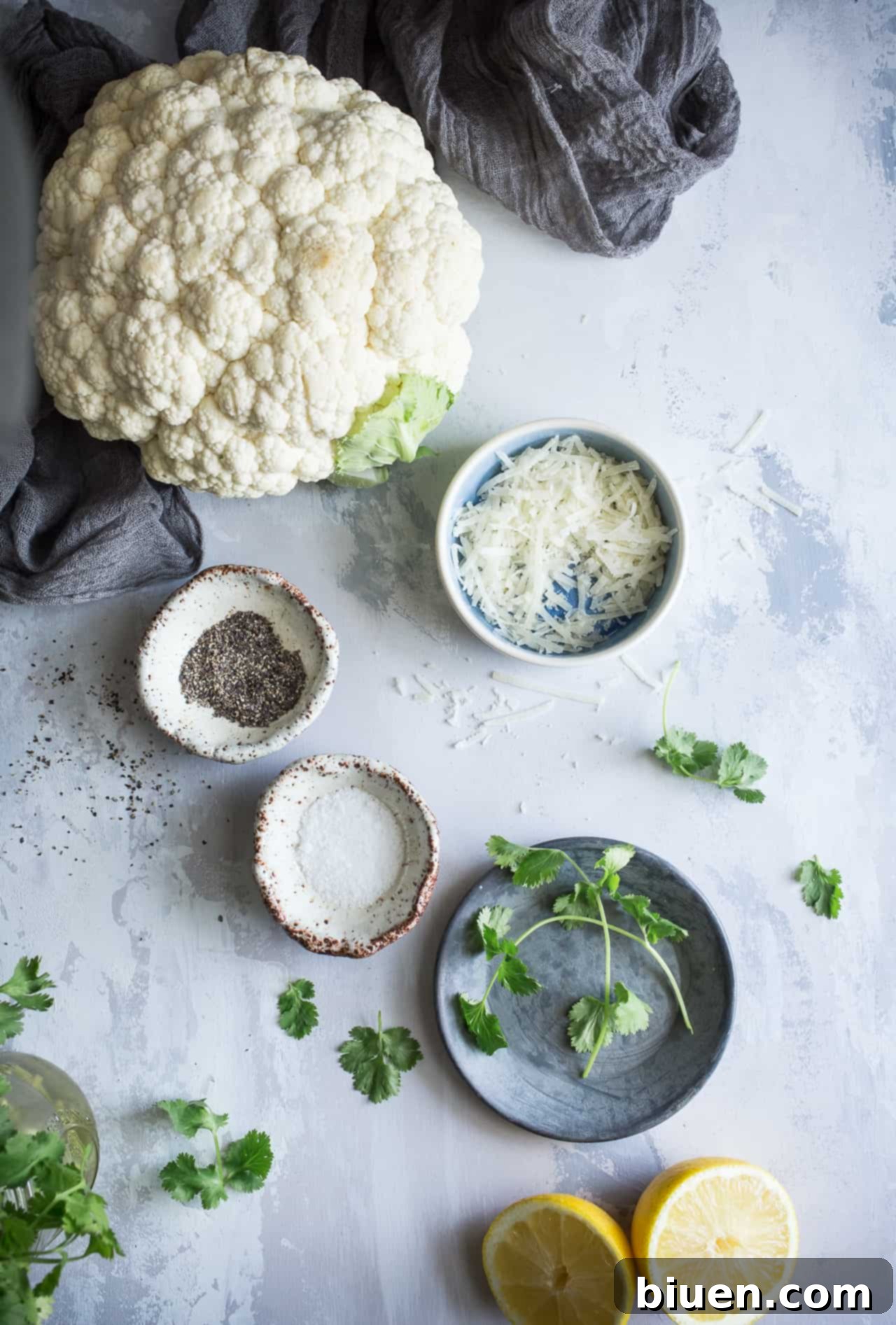 Unprocessed Living: The Real Food Revolution 3 Cauliflower Mise En Place