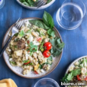 Grilled Veggie Quinoa Salad with Balsamic Basil Dressing 5 Grilled Veggie Quinoa Salad with Basil Balsamic Vinaigrette