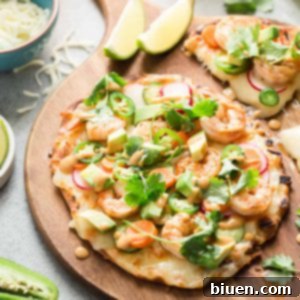 Banh Mi Shrimp Flatbread Fusion 8 Shrimp Banh Mi Flatbread Pizza