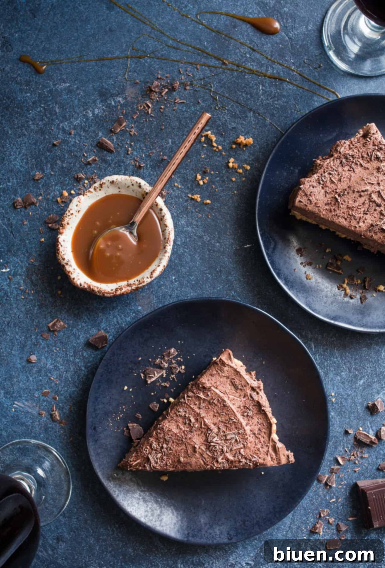 Gluten-Free Chocolate Stout Mousse Tart with Pretzel Peanut Crust