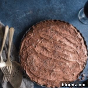 Velvety Chocolate Stout Mousse Tart with Pretzel Peanut Crunch 7 Gluten-Free Chocolate Stout Mousse Tart with Pretzel Peanut Crust