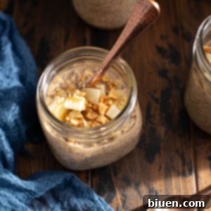 Overnight Oats with Peanut Butter Banana Bread Flavor 7 Peanut Butter Banana Bread Overnight Oats