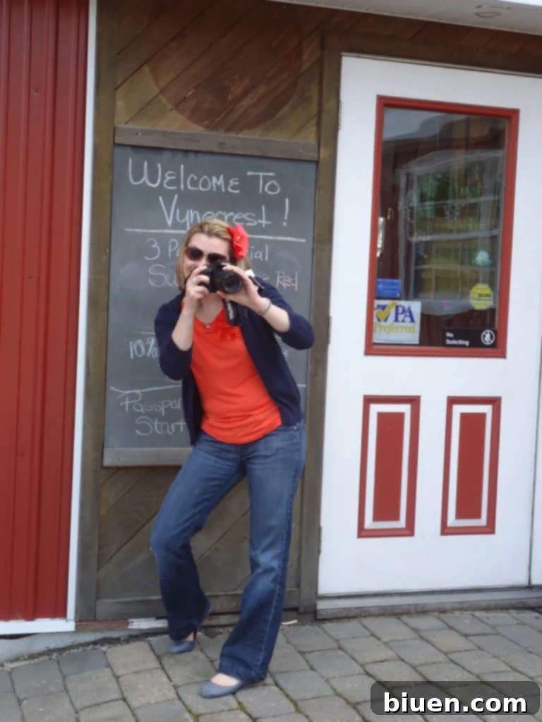 A person taking a picture, capturing a moment within a moment