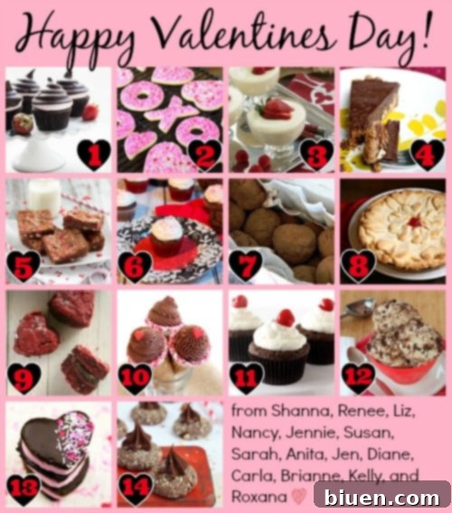 Collection of Valentine's Day Desserts | Holiday Food Party