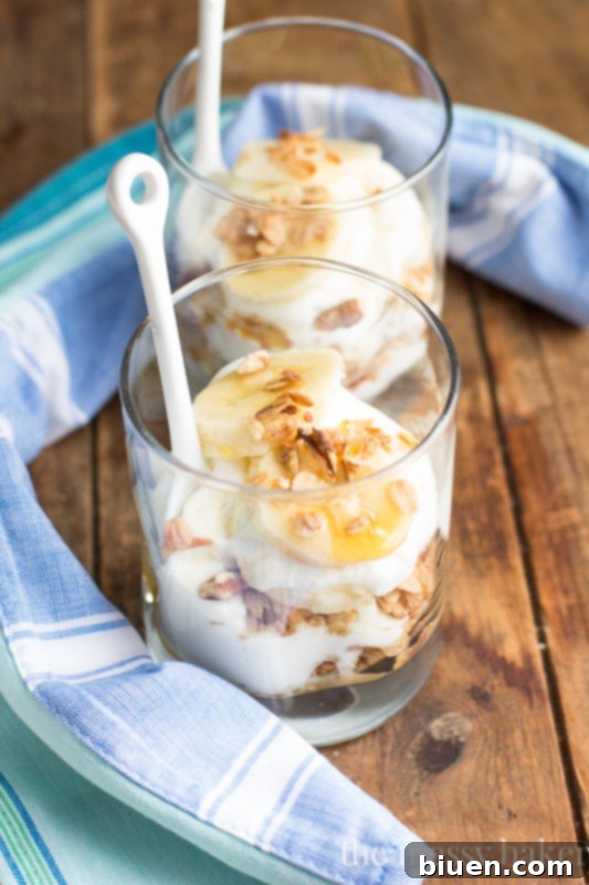 Delicious Banana Bread Parfait Ready to Enjoy