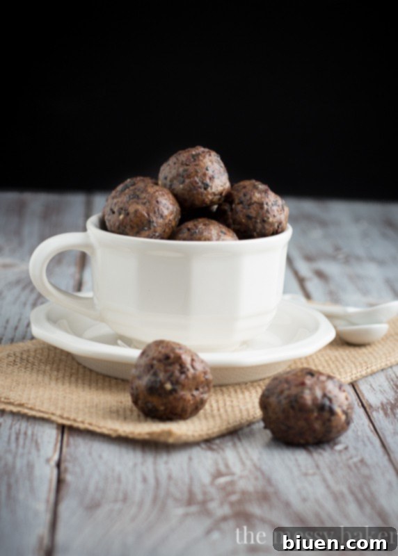 Cherry Pie Energy Balls - Recipe inspiration from Cooking Light