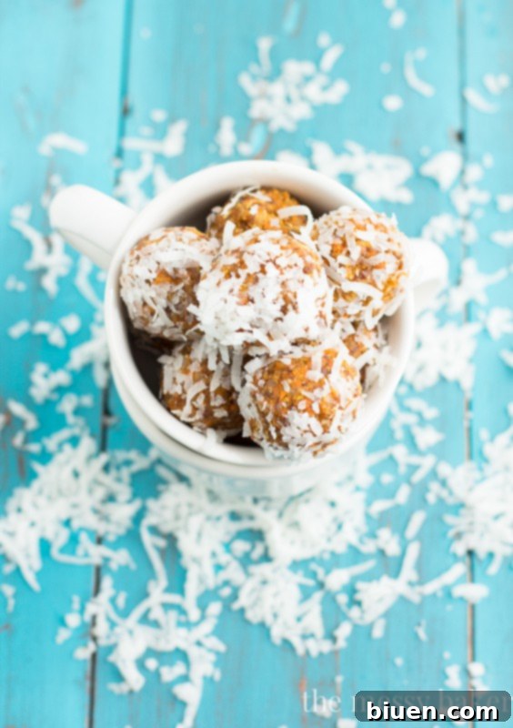 Delicious and easy-to-make Carrot Cake Energy Balls