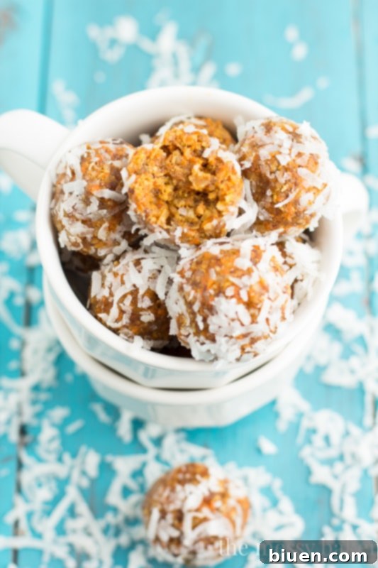Carrot Cake Energy Balls: Homemade, healthy, and satisfying