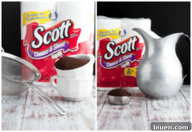 Cold Brewed Coffee Tutorial | www.themessybakerblog.com