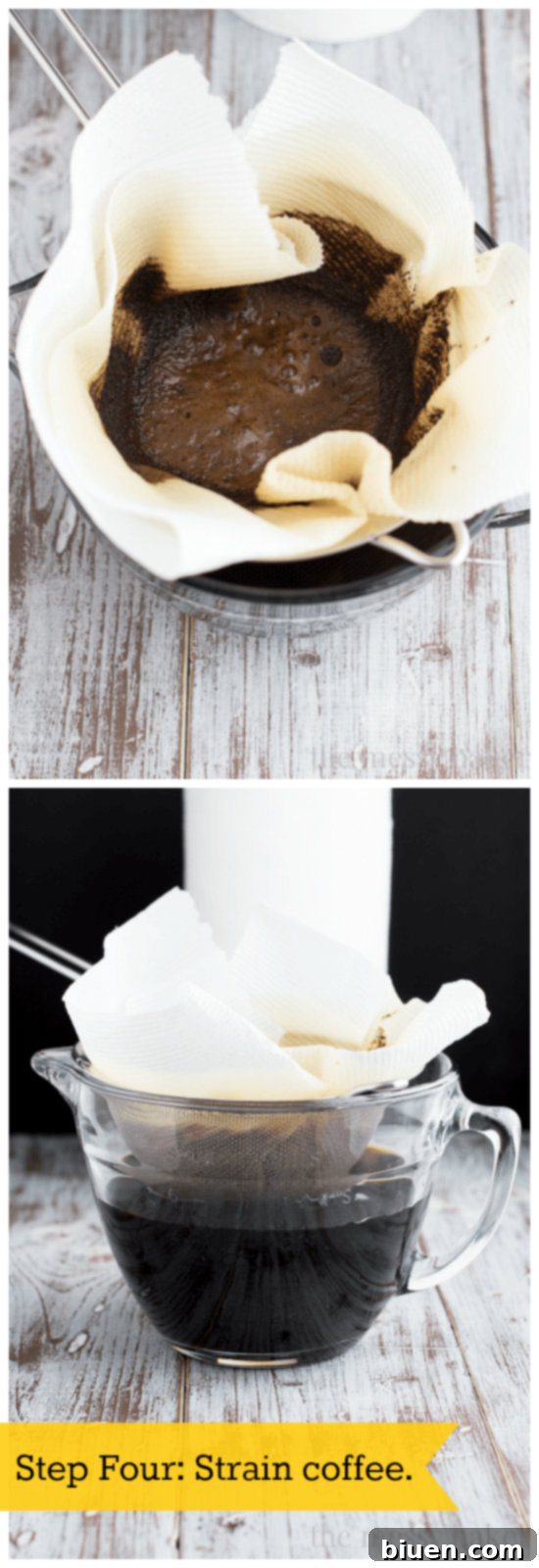 Cold Brewed Coffee Tutorial | www.themessybakerblog.com