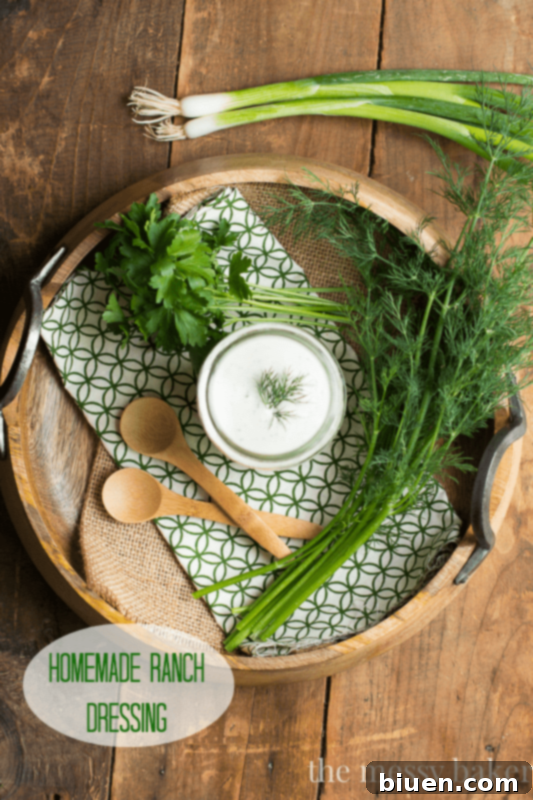 Homemade Buttermilk Ranch Dressing | Delicious and Easy Recipe