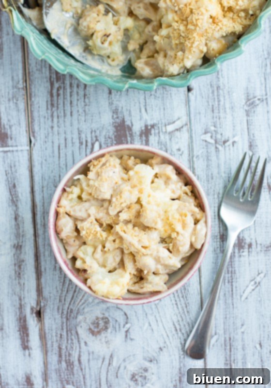 Golden Roasted Cauliflower Mac and Cheese 5 Roasted Cauliflower Mac & Cheese | www.themessybakerblog.com