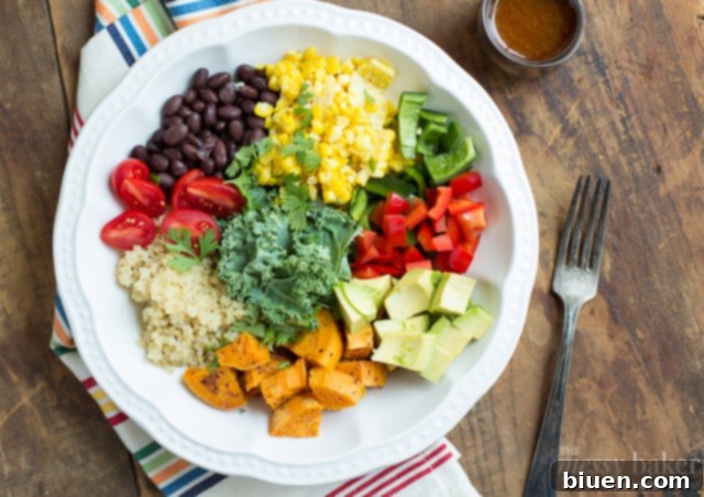 Southwest Fiesta Bowl 7 Healthy and filling Southwestern Veggie Bowl