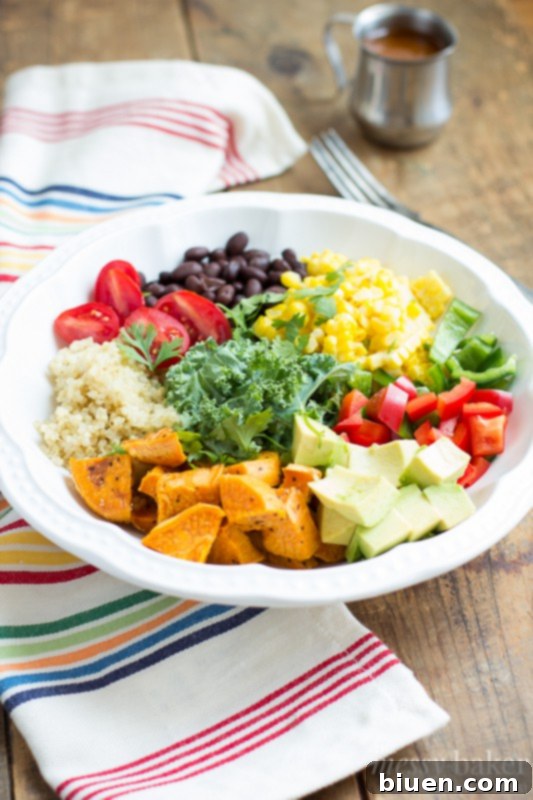 Southwest Fiesta Bowl 8 Delicious Southwestern Veggie Bowl ready to eat