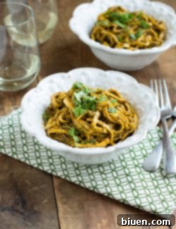 Roasted Red Pepper Pesto Pasta Final Dish