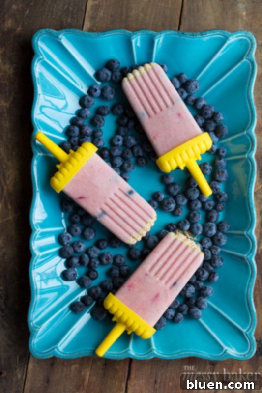 Refreshing Strawberry-Banana Smoothie Popsicles for Summer