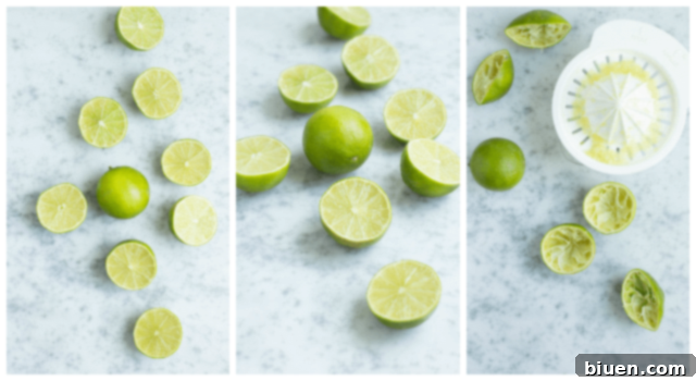 Close-up of Pineapple Margarita ingredients being mixed in a pitcher