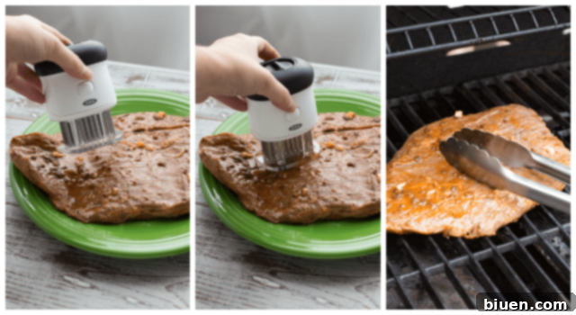 Grilled Corn & Black Bean Salad with Mesquite Flank Steak | www.themessybakerblog.com