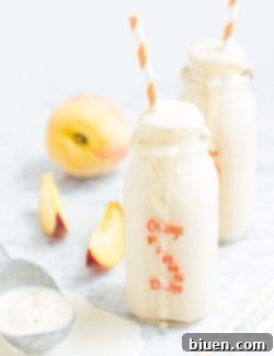 Final Peach Pie Milkshake with snickerdoodle cookie
