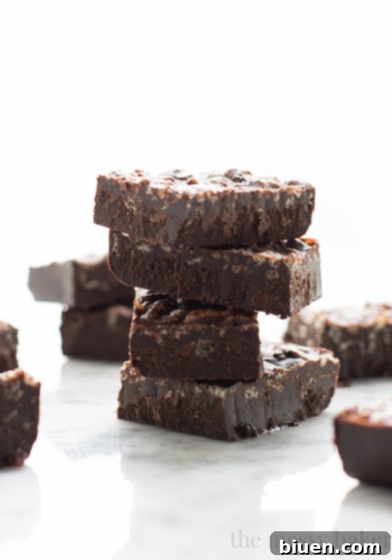 Carob Peanut Butter Freezer Fudge {Gluten-Free + Vegan} | www.themessybakerblog.com