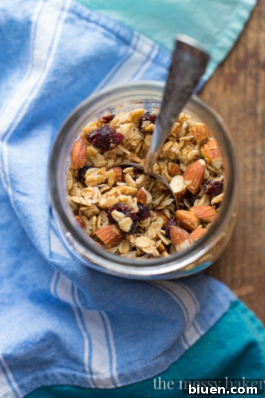 Zesty Cranberry Orange Crunch 2 Cranberry Orange Granola | Wholesome Homemade Snack