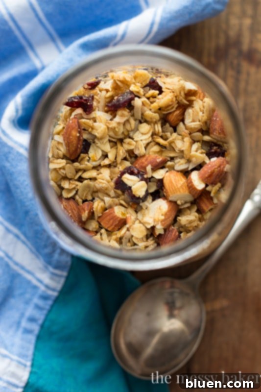 Zesty Cranberry Orange Crunch 4 Healthy Cranberry Orange Granola Snack