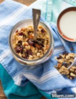 Zesty Cranberry Orange Crunch 9 Finished Cranberry Orange Granola in a bowl