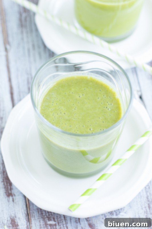 Easy Fruit & Veg Smoothie Recipe | www.themessybakerblog.com